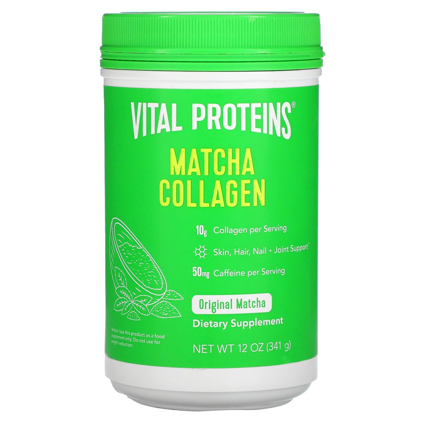 Vital Proteins-Matcha Collagen-Original Matcha-12 oz (341 g)