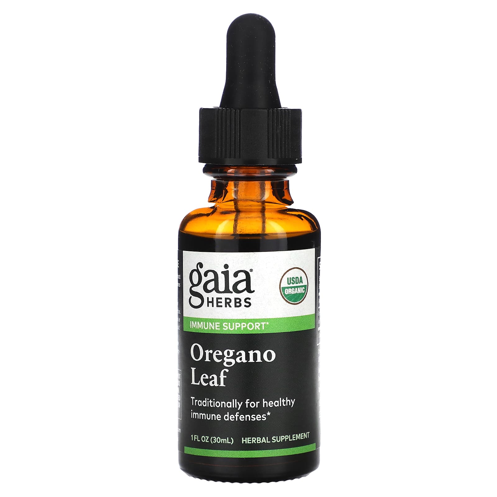 Gaia Herbs-Organic  Oregano Leaf-1 fl oz (30 ml)