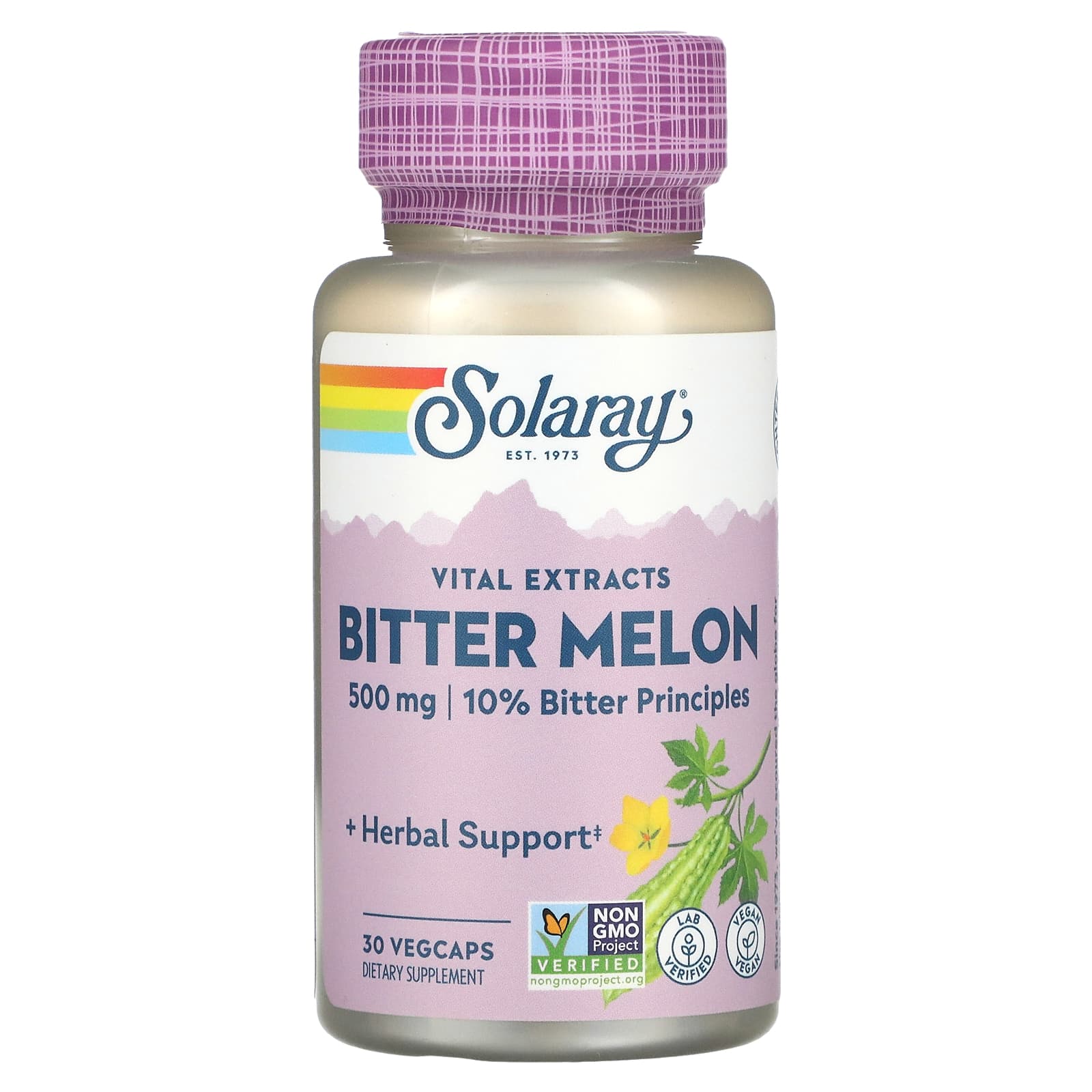 Solaray-Bitter Melon-500 mg-30 VegCaps