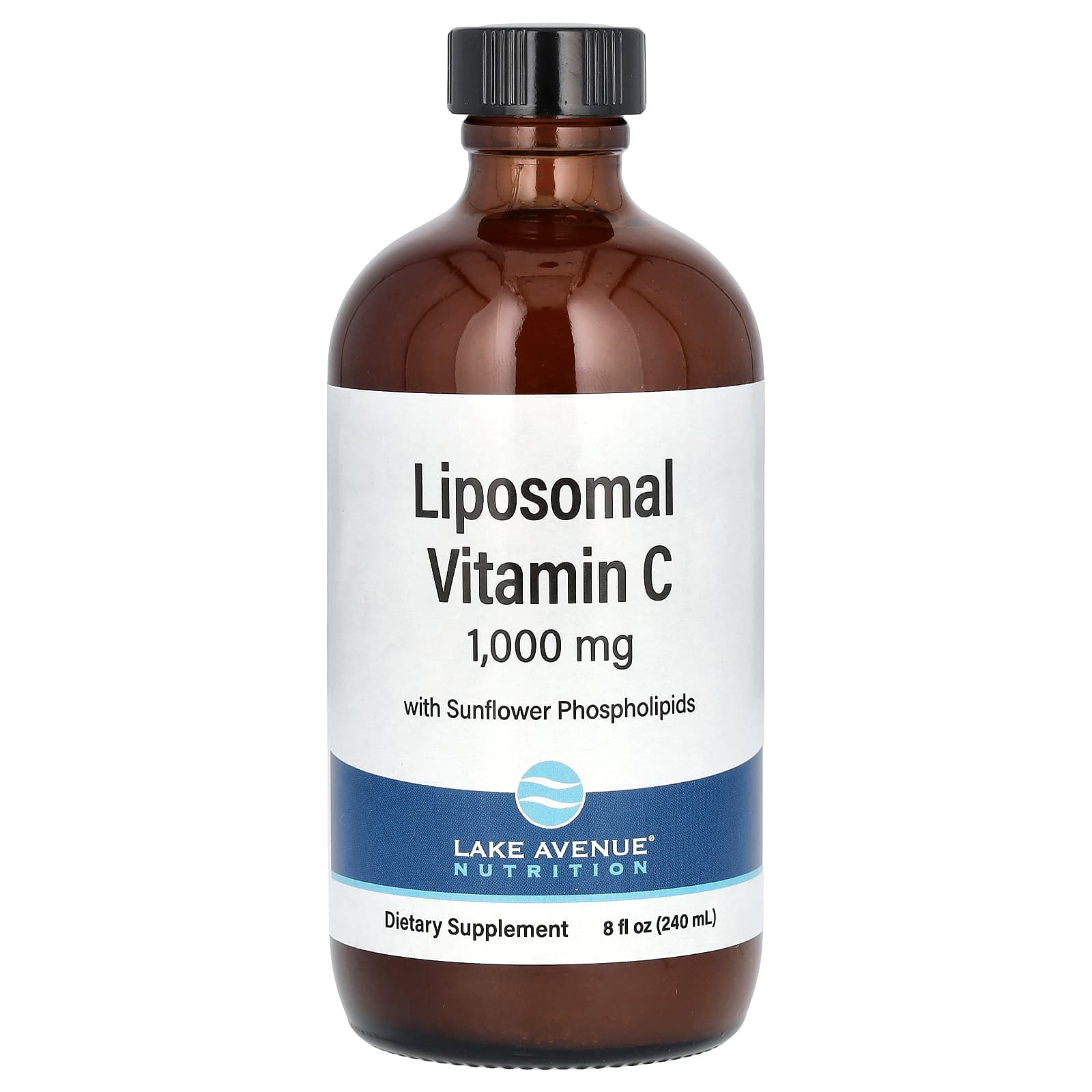 Lake Avenue Nutrition-Liposomal Vitamin C-Unsweetened-1,000 mg-8 fl oz (236 ml)