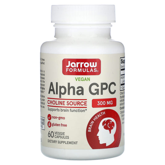 Jarrow Formulas-Alpha GPC-300 mg-60 Veggie Capsules