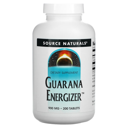 Source Naturals-Guarana Energizer-900 mg-200 Tablets