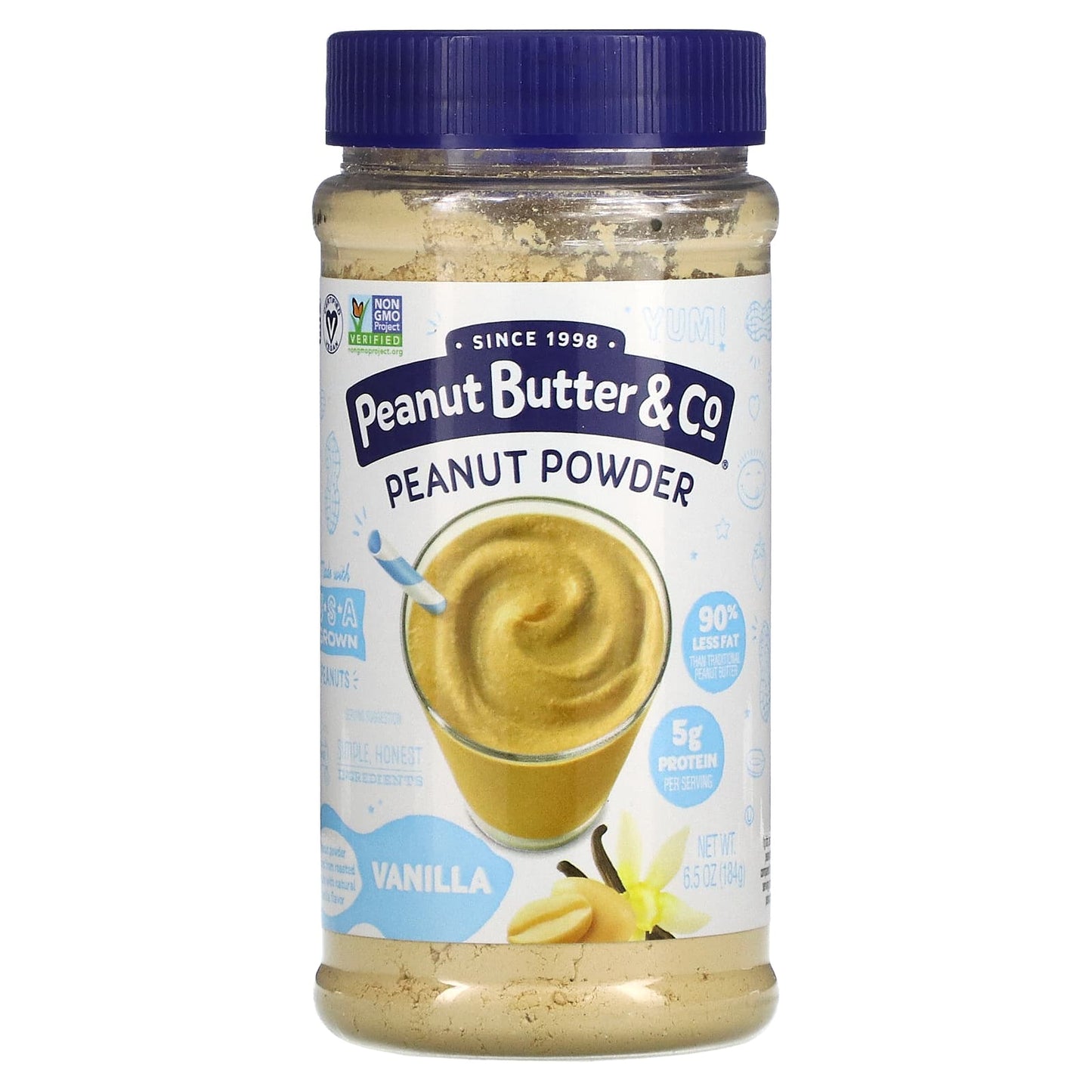 Peanut Butter & Co.-Peanut Powder-Vanilla-6.5 oz (184 g)