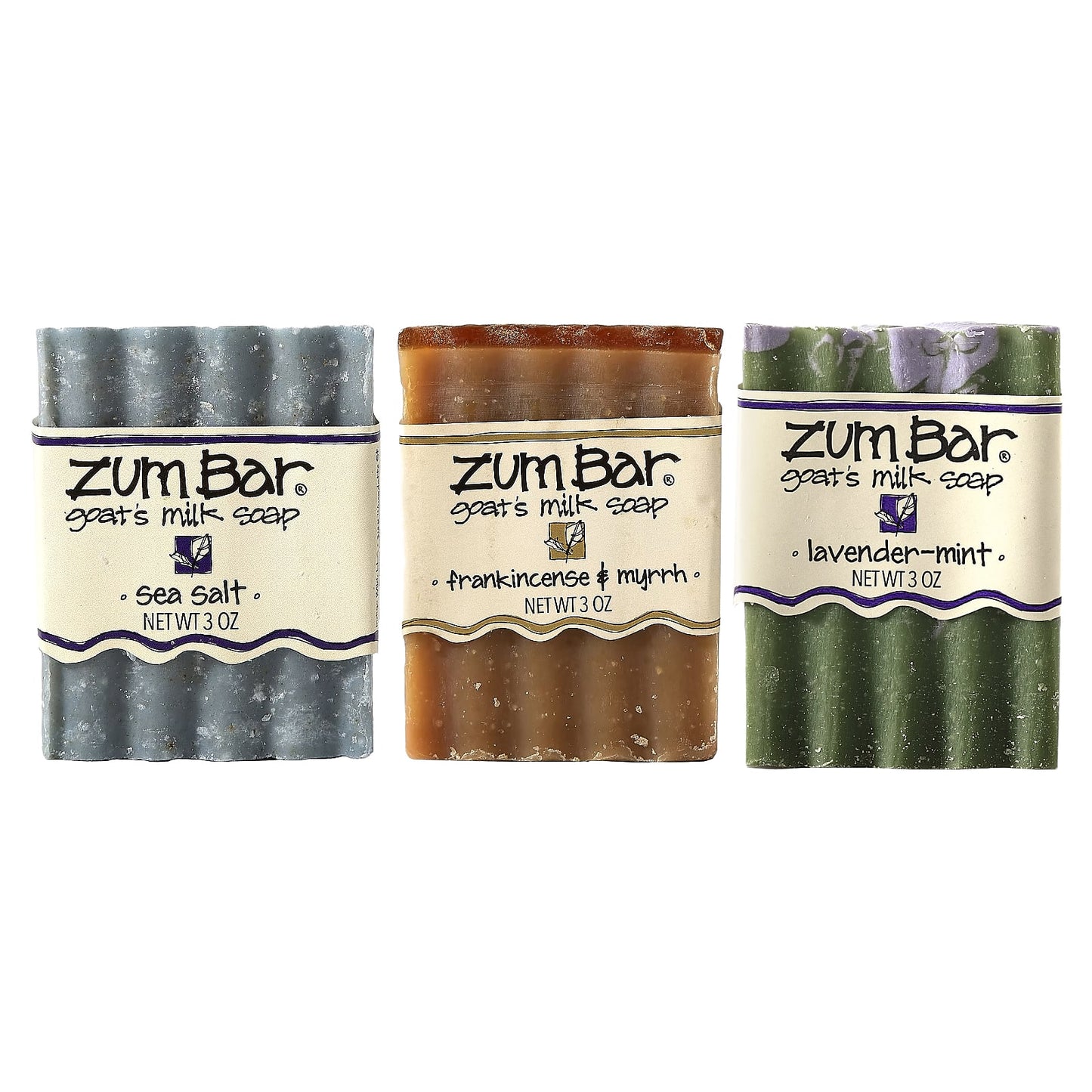 ZUM-Zum Bar-Goat's Milk Soaps Gift Pack-3 Bars-3 oz Each