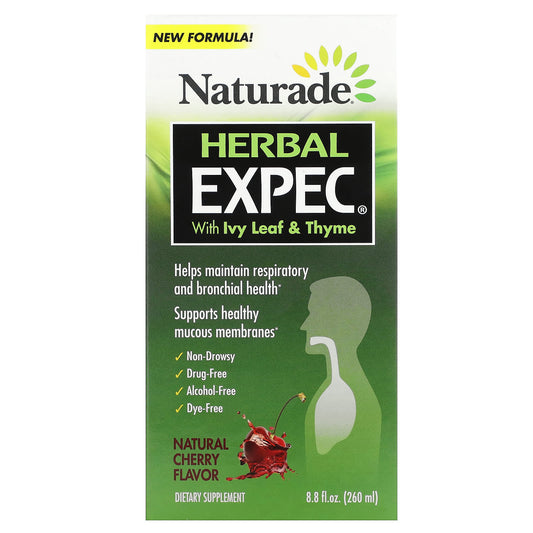 Naturade-Herbal EXPEC With Ivy Leaf & Thyme-Natural Cherry-8.8 fl oz (260 ml)