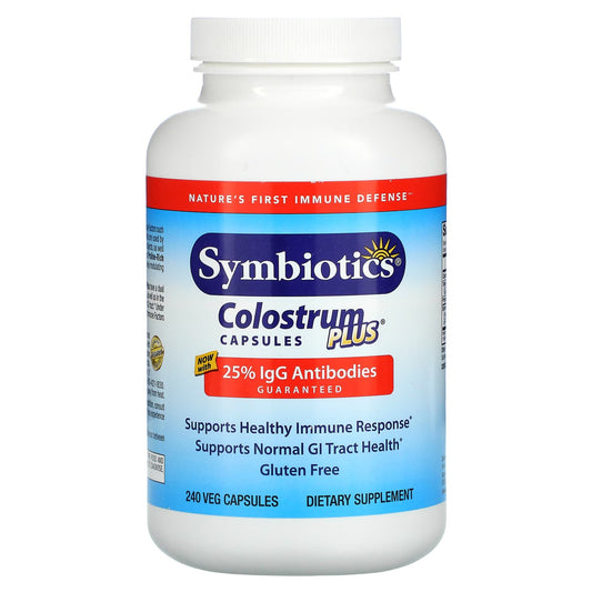 Symbiotics-Colostrum Plus-240 Veg Capsules