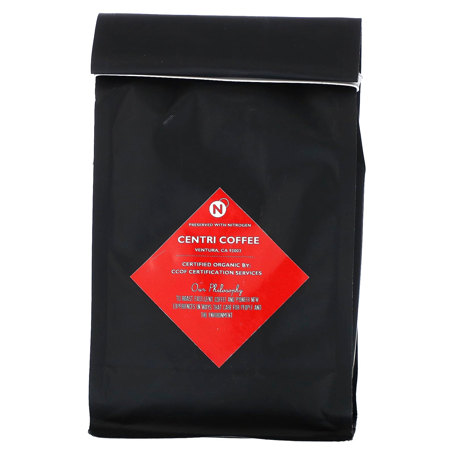 Cafe Altura, Centri Coffee, Organic Brazil, Milk Chocolate + Almond, Whole Bean, 12 oz (340 g)