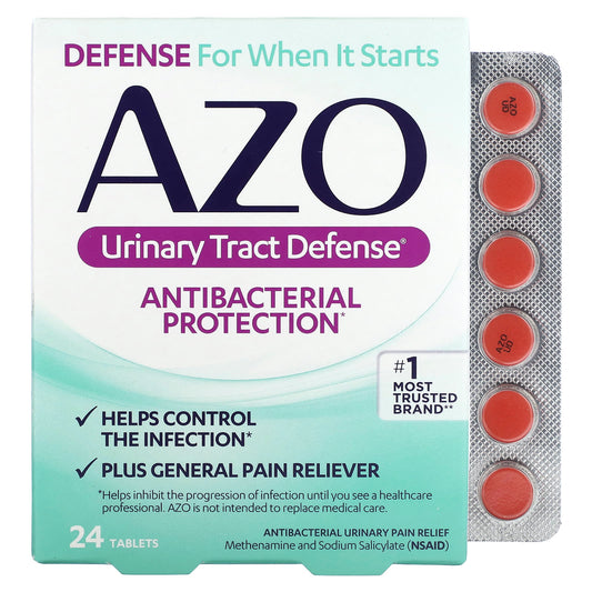 Azo-Urinary Tract Defense-Antibacterial Protection-24 Tablets