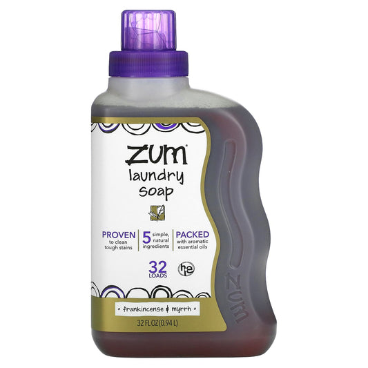 ZUM-Laundry Soap-Frankincense & Myrrh-32 fl oz (0.94 l)