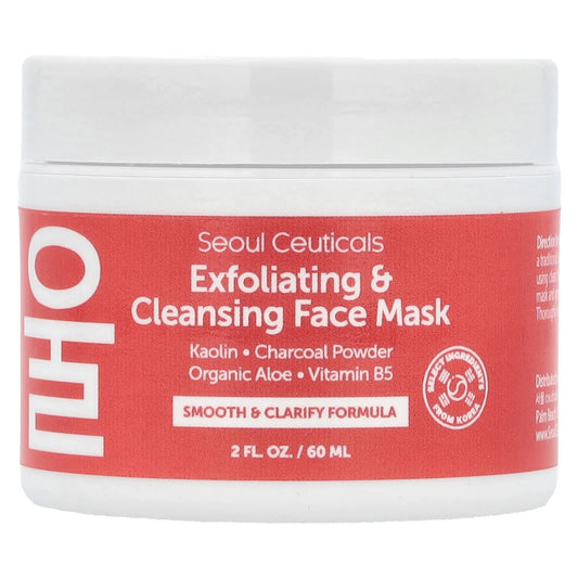 SeoulCeuticals-Exfoliating & Cleansing Face Beauty Mask-2 fl oz (60 ml)