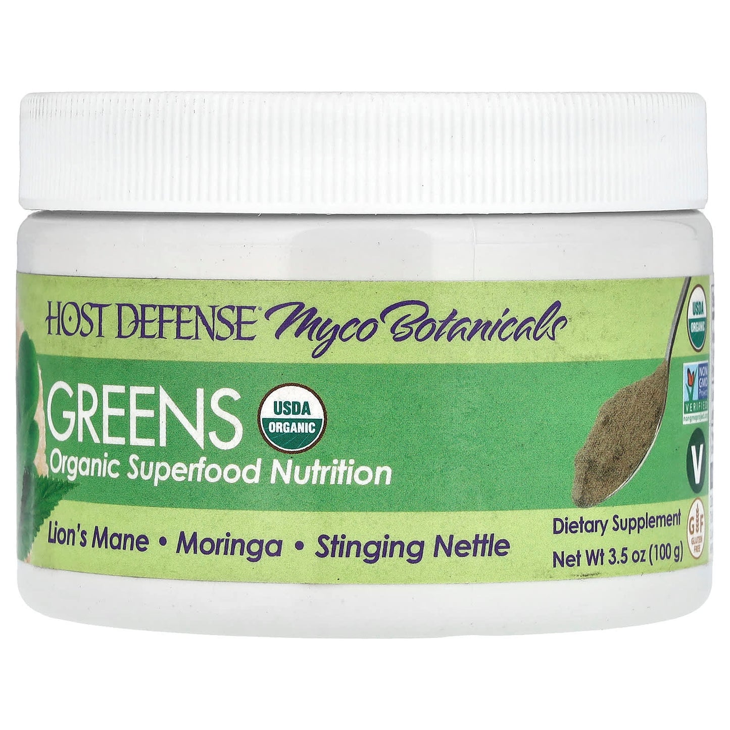 Fungi Perfecti-Hot Defense MycoBotanicals-Greens-3.5 oz (100 g)