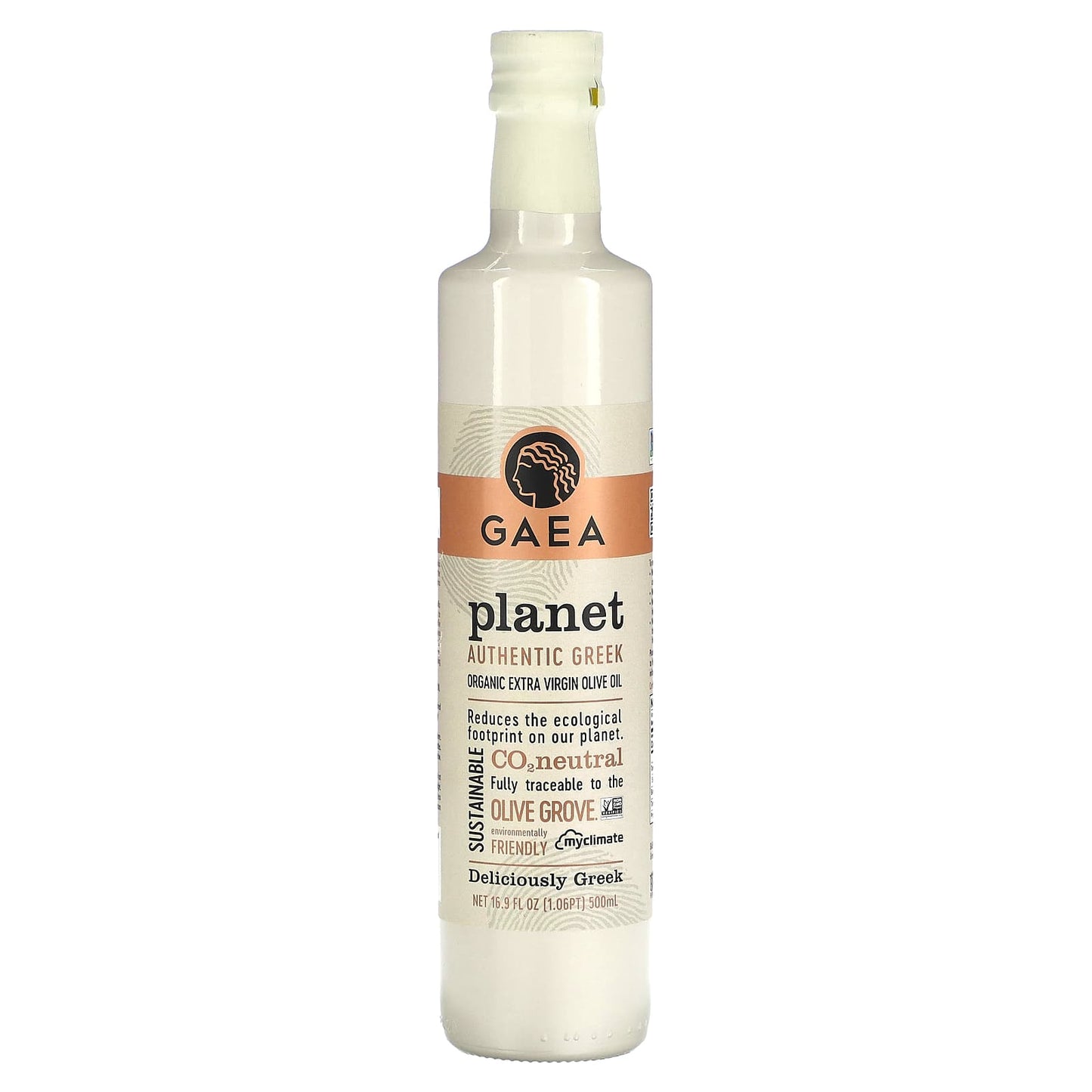 Gaea-Planet-Organic Extra Virgin Olive Oil-16.9 fl oz (500 ml)