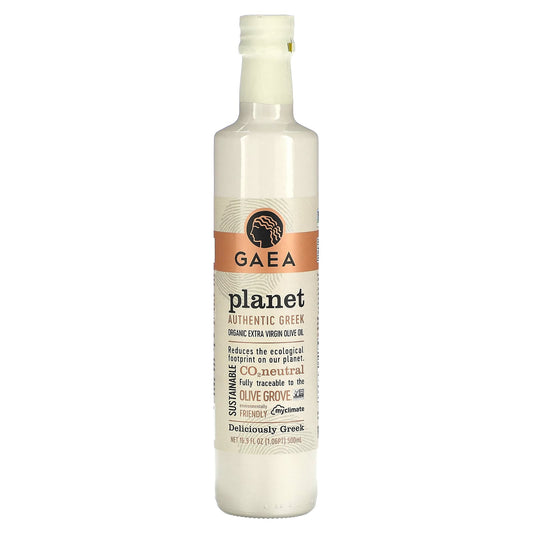 Gaea-Planet-Organic Extra Virgin Olive Oil-16.9 fl oz (500 ml)