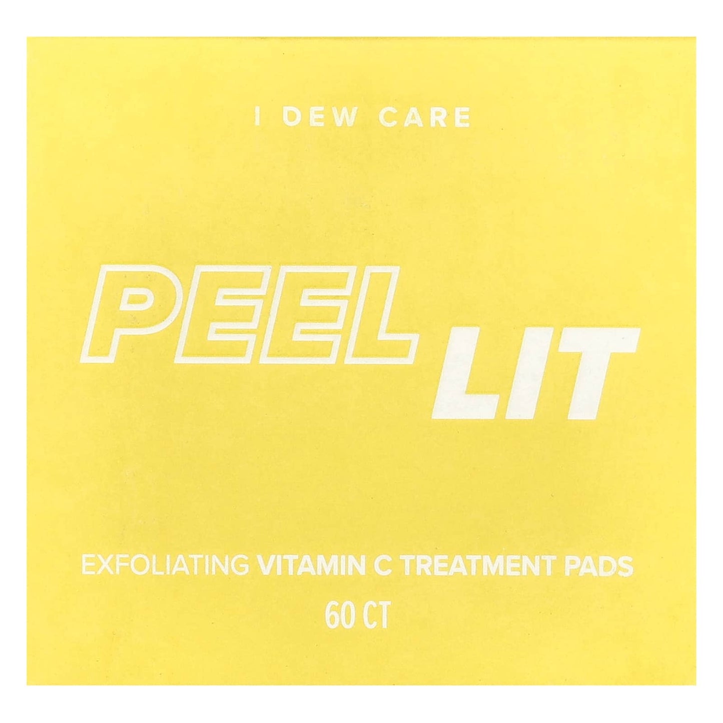 I Dew Care, Peel Lit, Exfoliating Vitamin C Treatment Pads, 60 Count