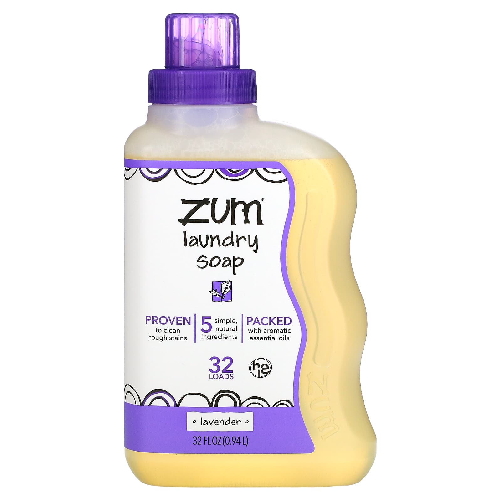 ZUM-Laundry Soap-Lavender-32 fl oz (0.94 l)