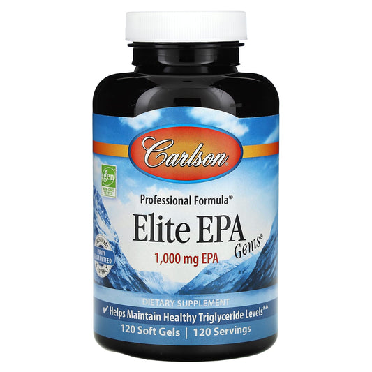 Carlson-Elite EPA Gems-1,000 mg-120 Soft Gels