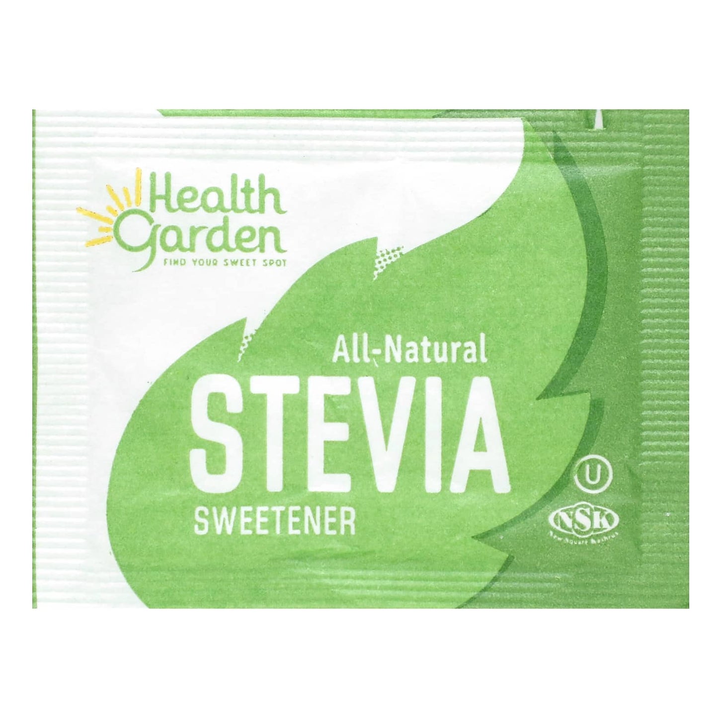 Health Garden, All-Natural Stevia Sweetener, 100 Packets, 1 g Each