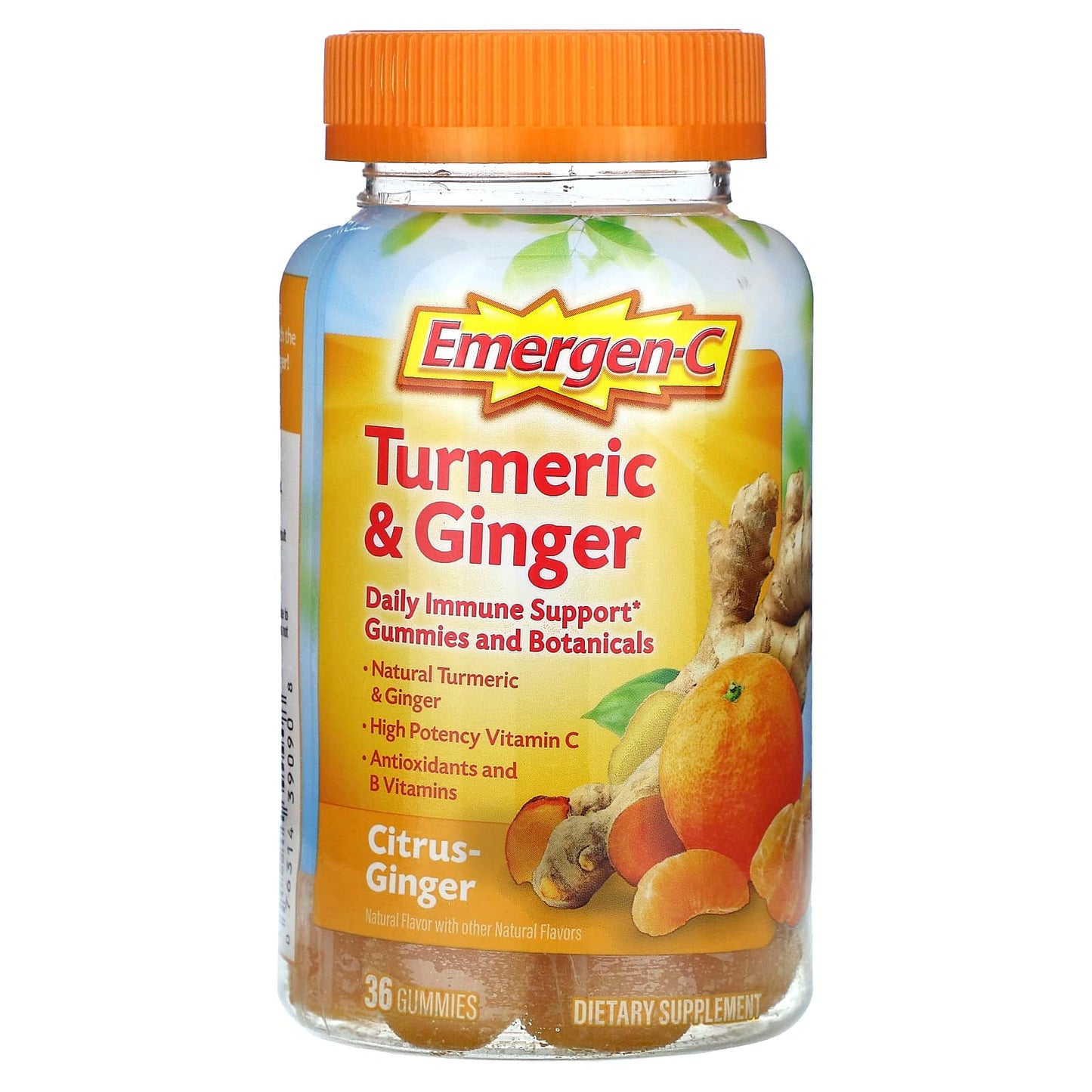 Emergen-C-Turmeric & Ginger-Citrus-Ginger-36 Gummies