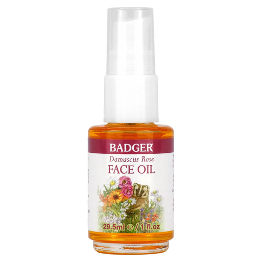 Badger Company-Damascus Rose Face Oil-1 fl oz (29.5 ml)