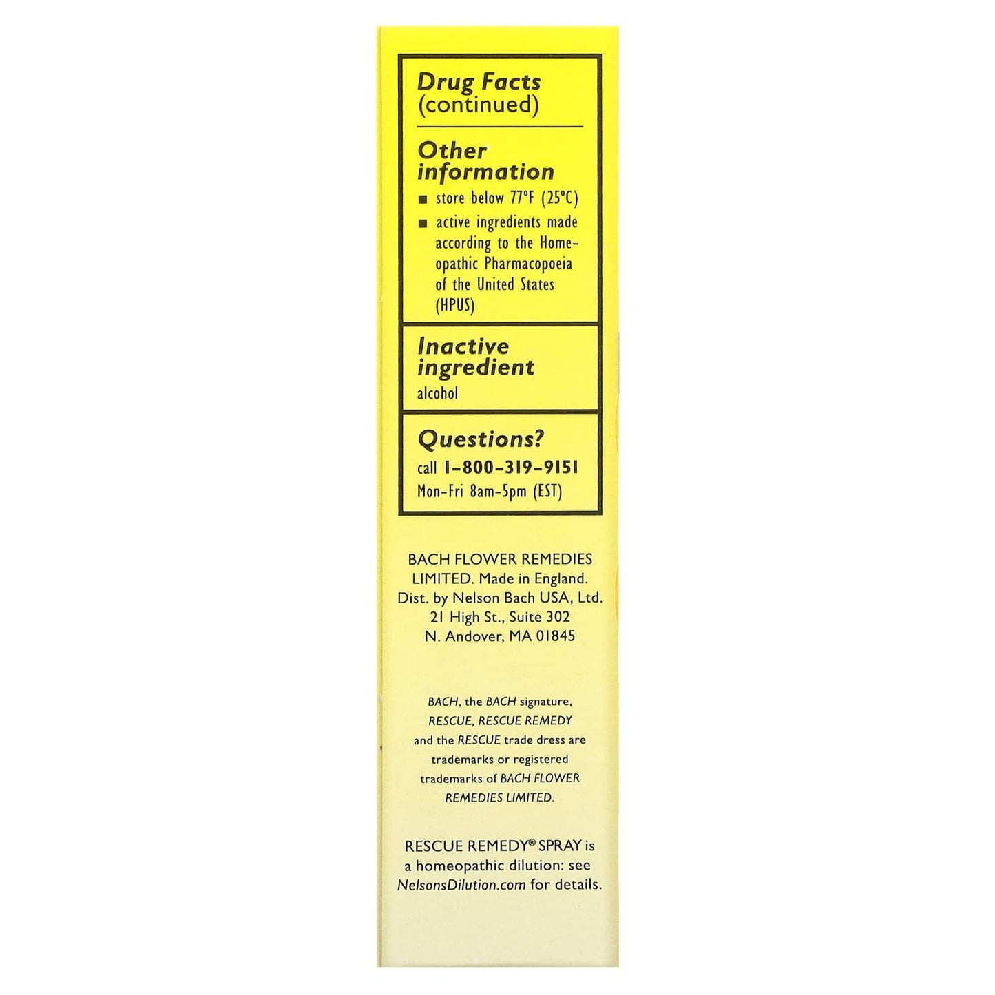 Bach, Original Flower Remedies, Rescue Remedy Spray, 0.7 fl oz (20 ml)