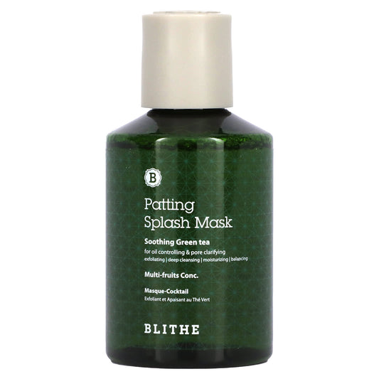 Blithe-Patting Splash Beauty Mask-Soothing & Healing Green Tea-5.07 fl oz (150 ml)