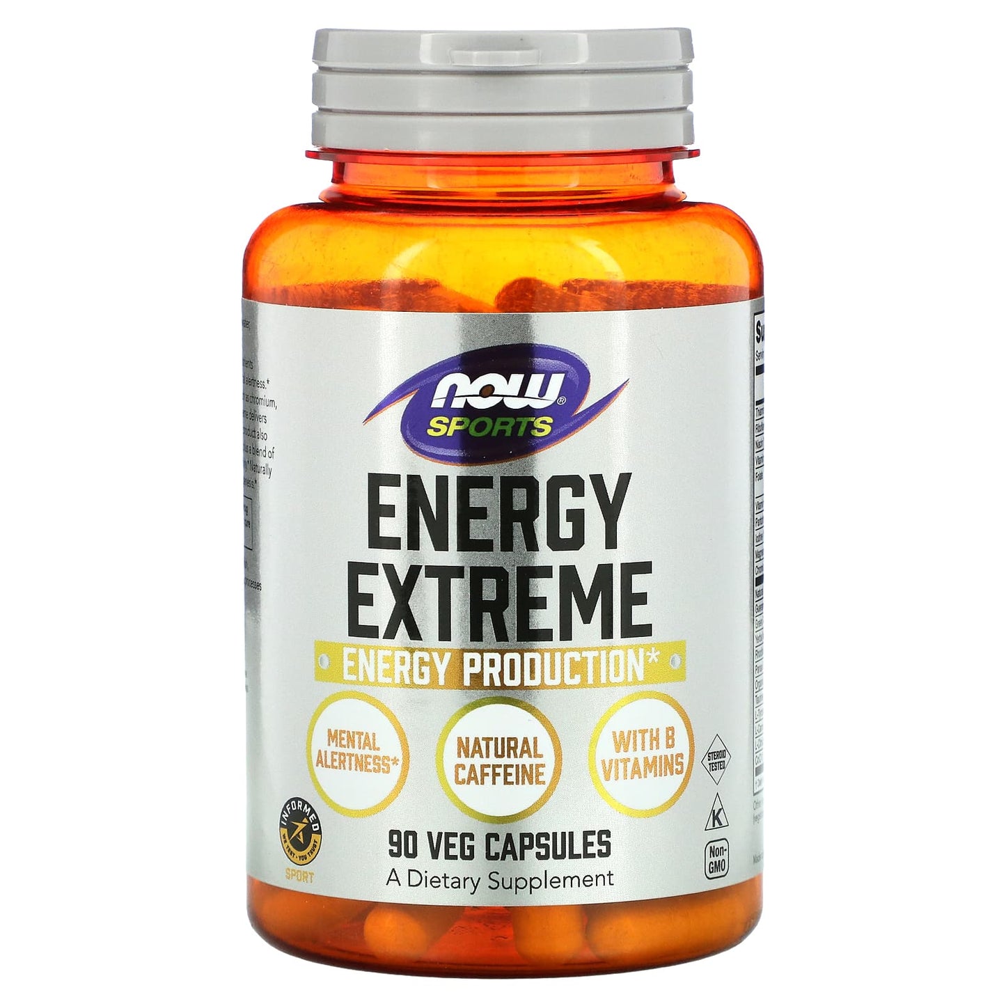 NOW Foods-Sports-Energy Extreme-90 Veg Capsules