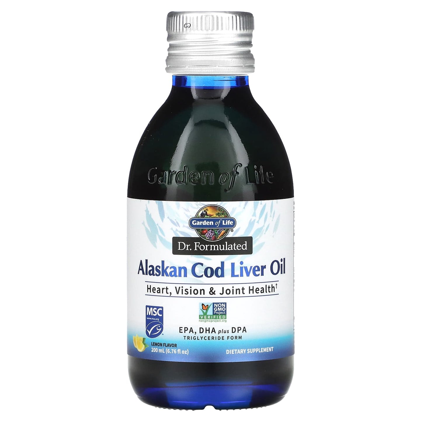 Garden of Life-Dr. Formulated-Alaskan Cod Liver Oil-Lemon-6.76 fl oz (200 ml)