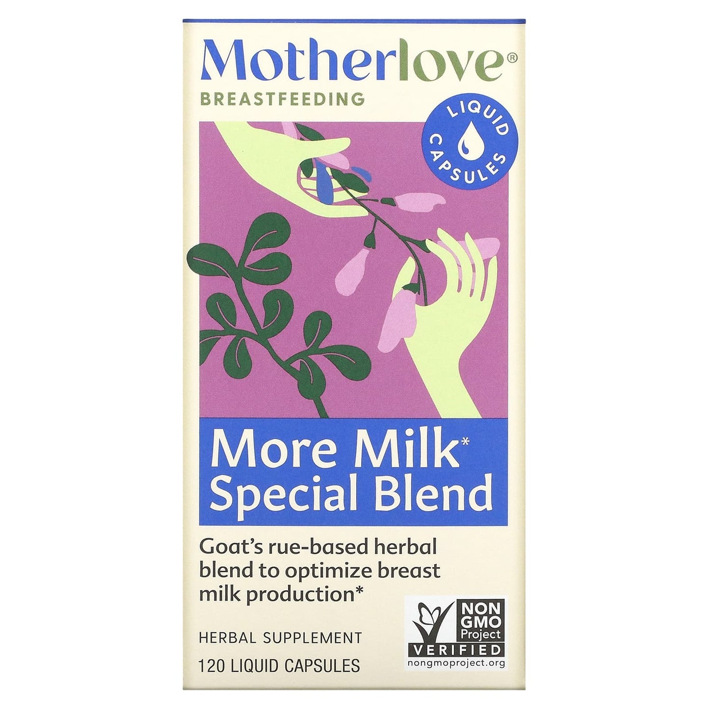 Motherlove-More Milk Special Blend-120 Liquid Capsules