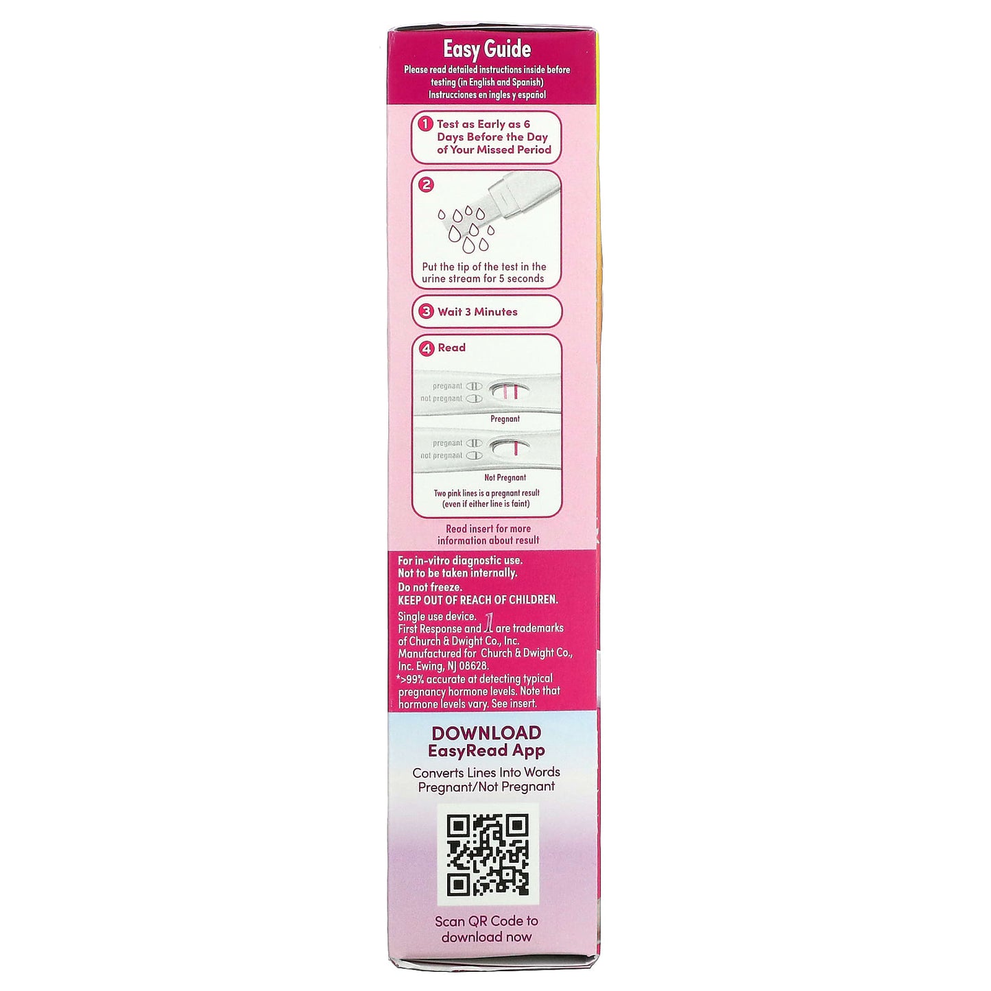 First Response, Early Result Pregnancy Test, 3 Tests