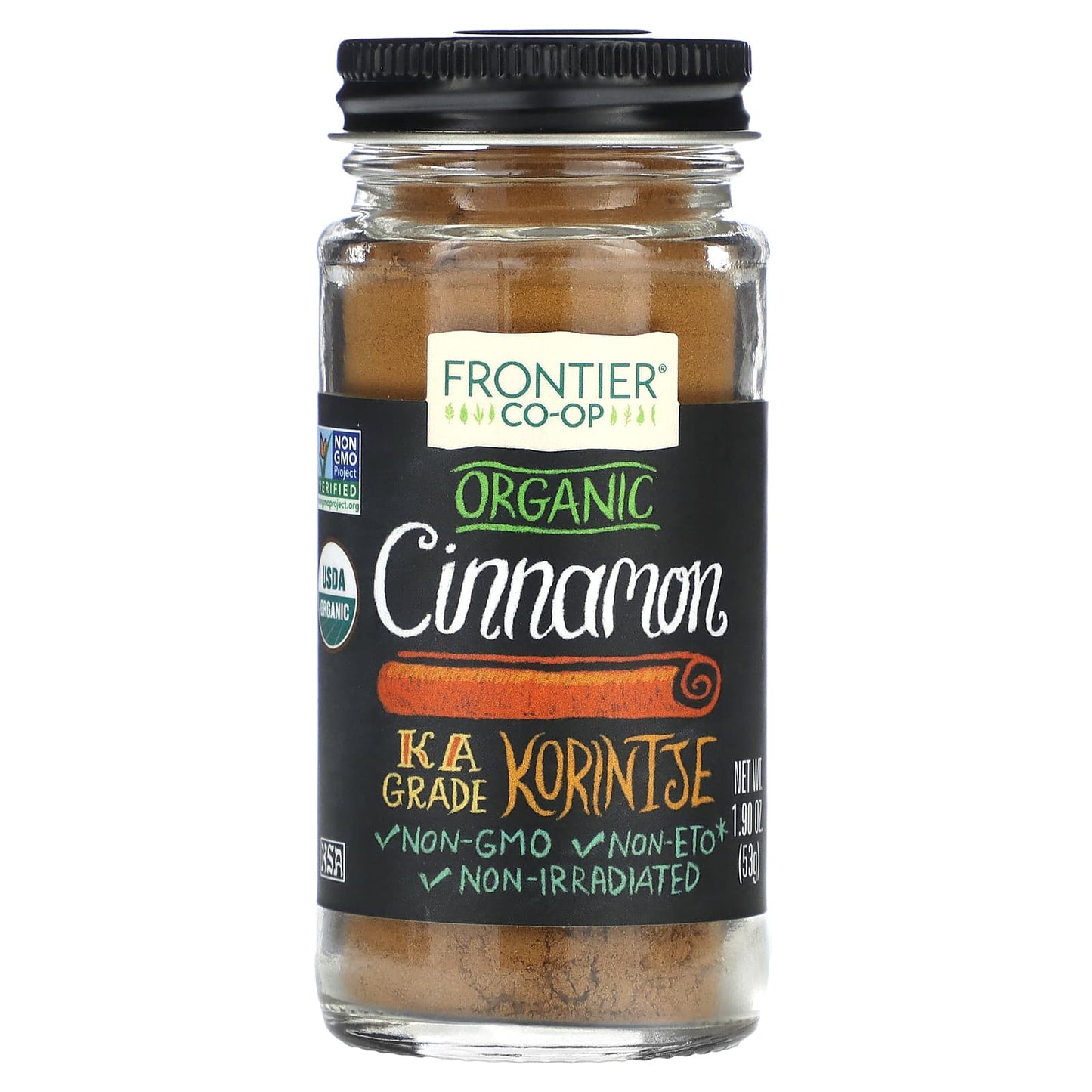 Frontier Co-op-Organic Cinnamon-1.9 oz (53 g)