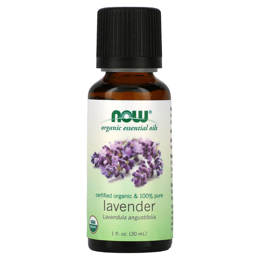 NOW Foods-Organic Essential Oils-Lavender-1 fl oz (30 ml)