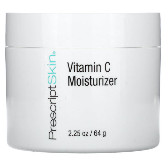 PrescriptSkin-Vitamin C Moisturizer-Enhanced Brightening Lightweight Cream-2.25 oz (64 g)