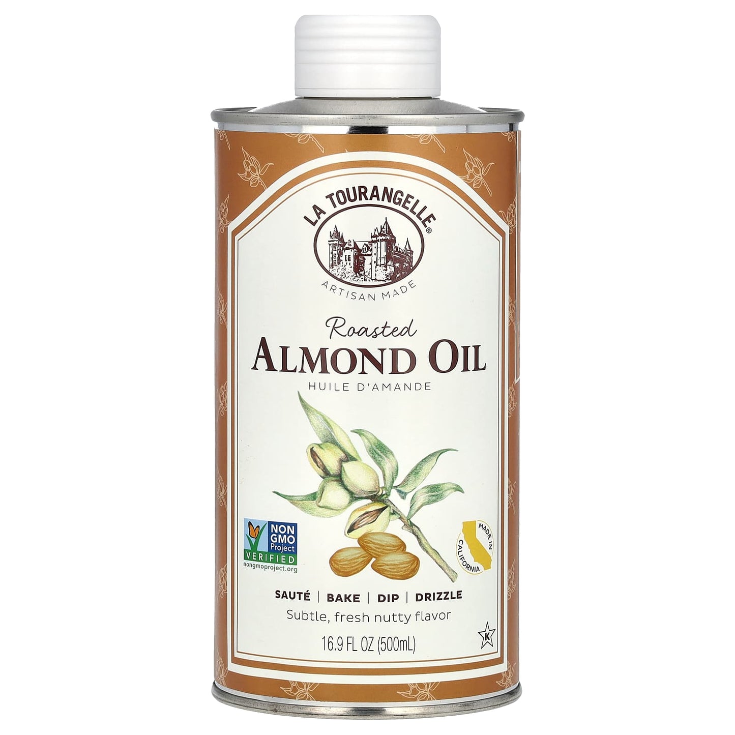 La Tourangelle-Roasted Almond Oil-16.9 fl oz (500 ml)