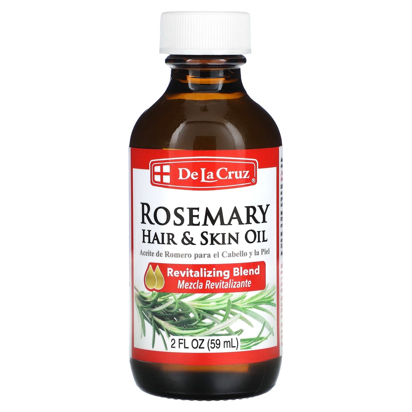 De La Cruz-Rosemary Oil Blend-Hair & Skin Oil-2 fl oz (59 ml)