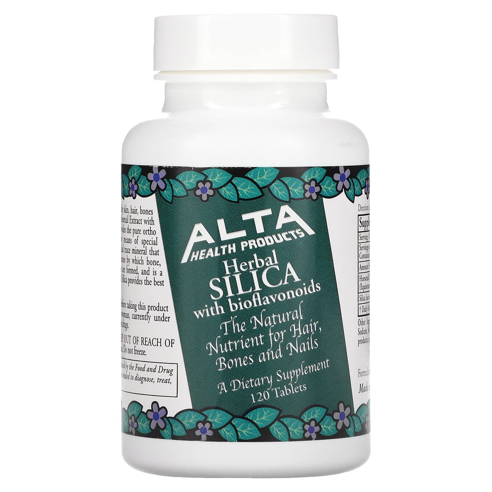 Alta Health-Herbal Silica with Bioflavonoids-120 Tablets