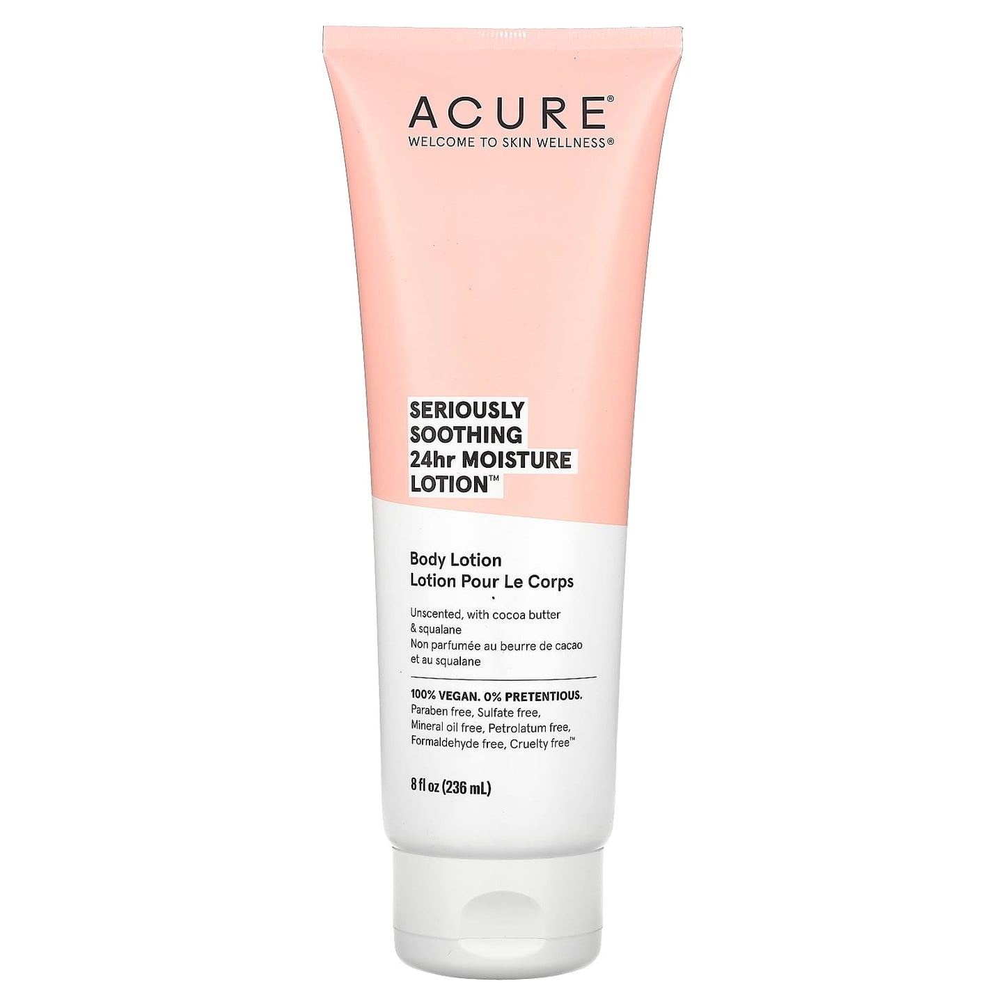 ACURE-Seriously Soothing-24hr Moisture Lotion-Unscented-8 fl oz (236 ml)