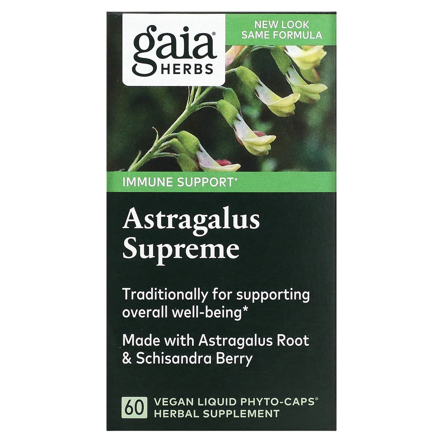 Gaia Herbs-Astragalus Supreme-60 Vegan Liquid Phyto-Caps