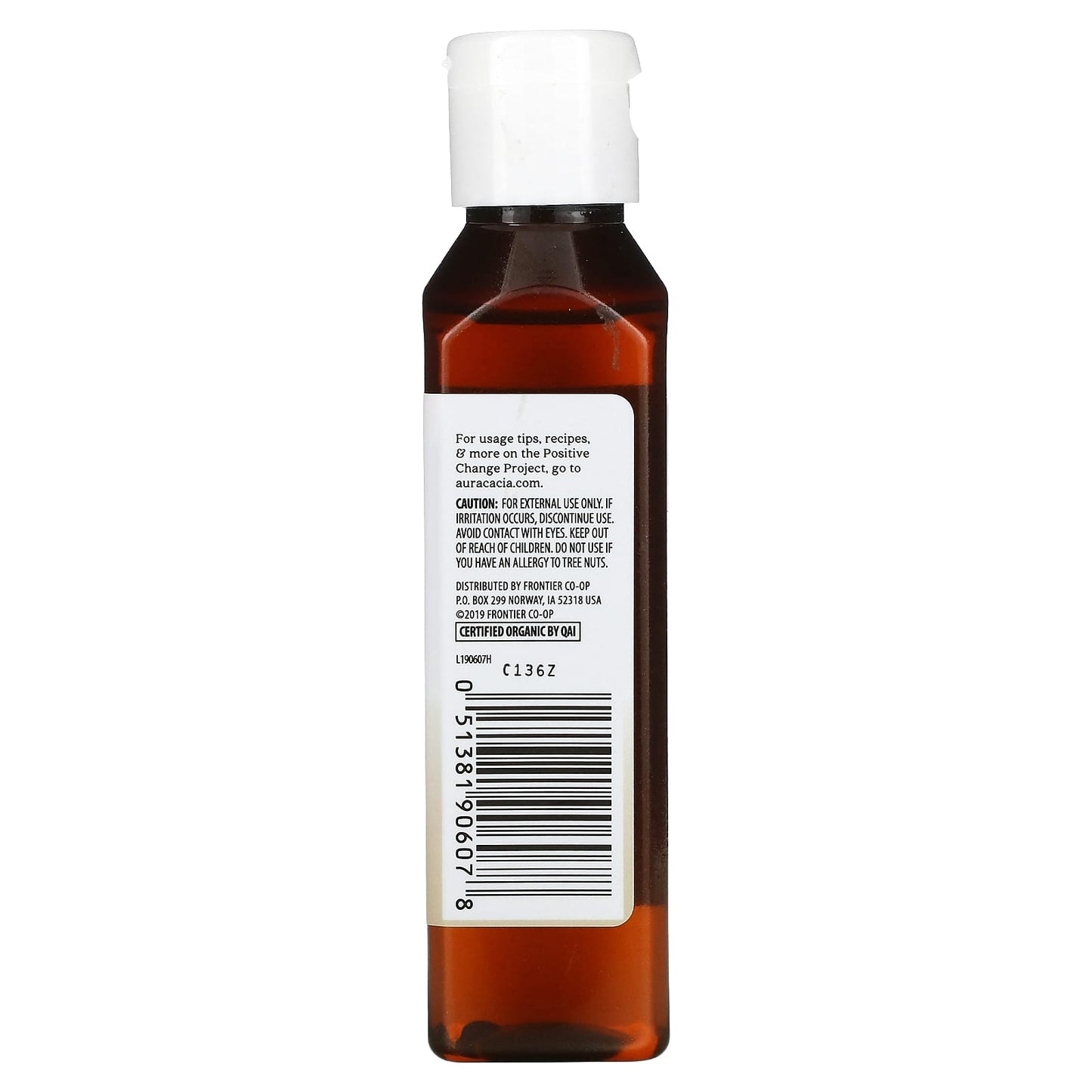 Aura Cacia, Organic, Skin Care Oil, Sweet Almond, 4 fl oz (118 ml)