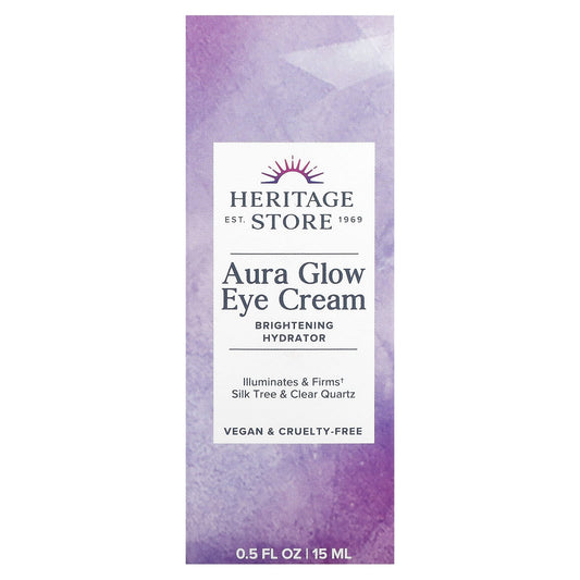 Heritage Store-Aura Glow Eye Cream-0.5 fl oz (15 ml)