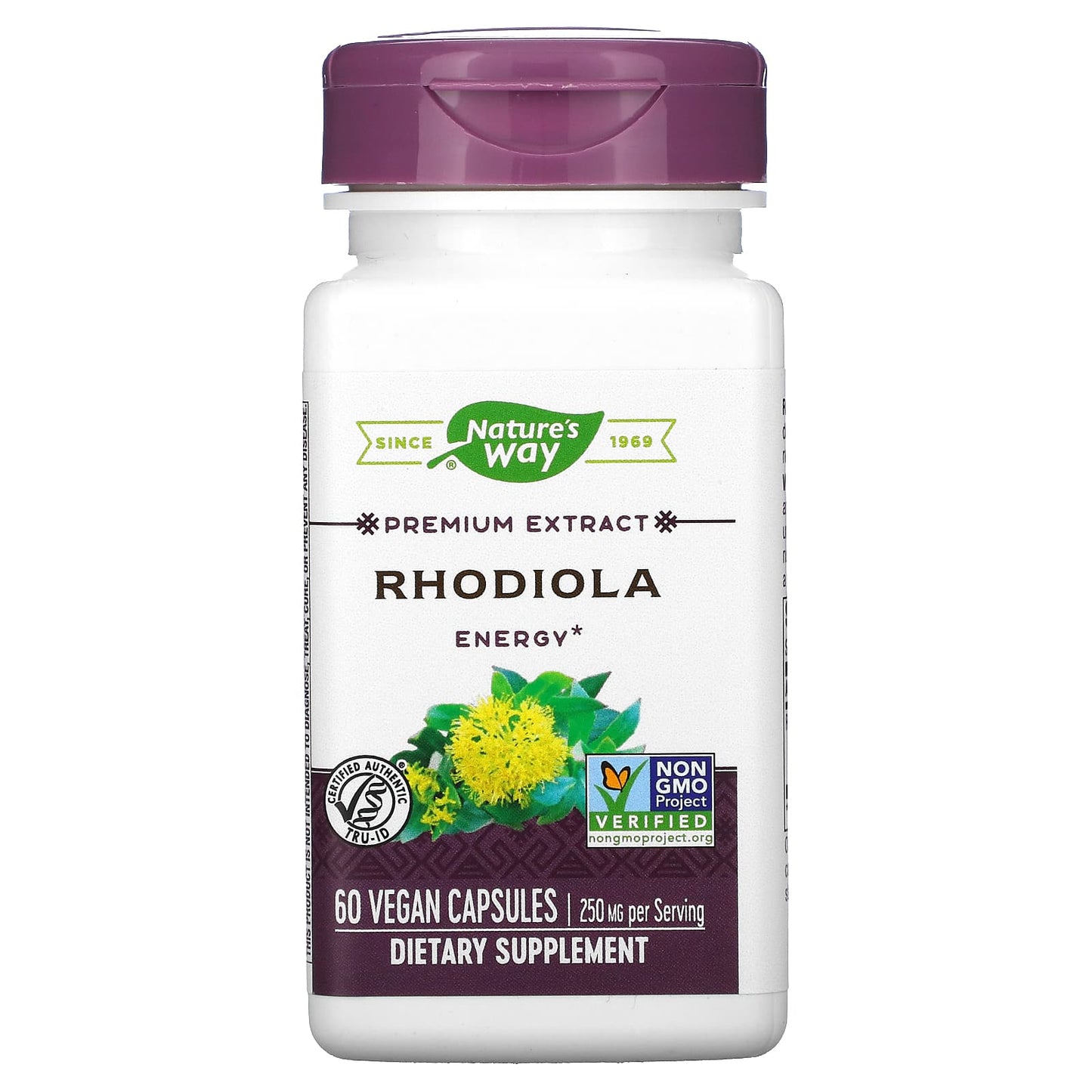 Nature's Way-Rhodiola-250 mg-60 Vegan Capsules