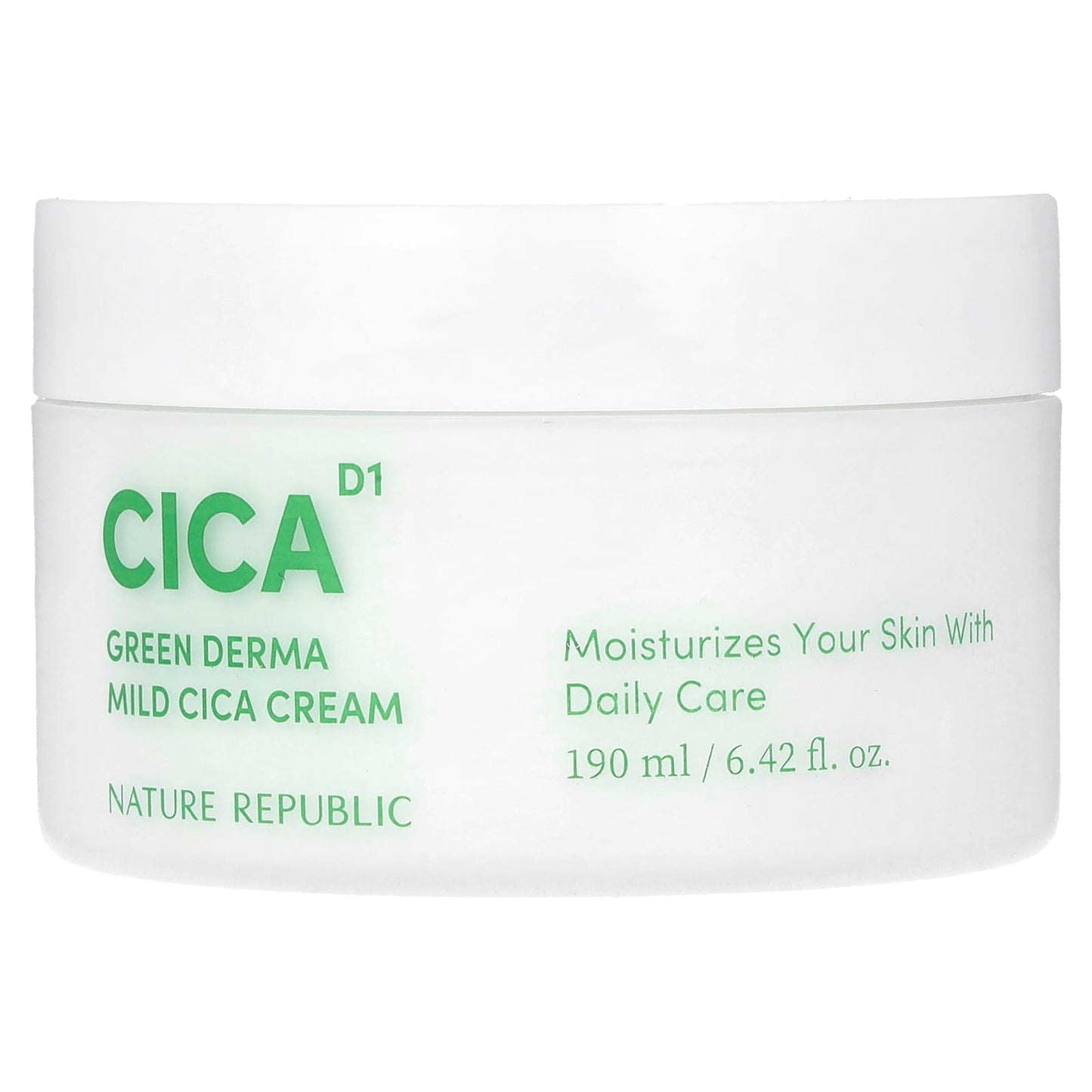 Nature Republic-CICA D1- Green Derma Mild CICA Cream-6.42 fl oz (190 ml)