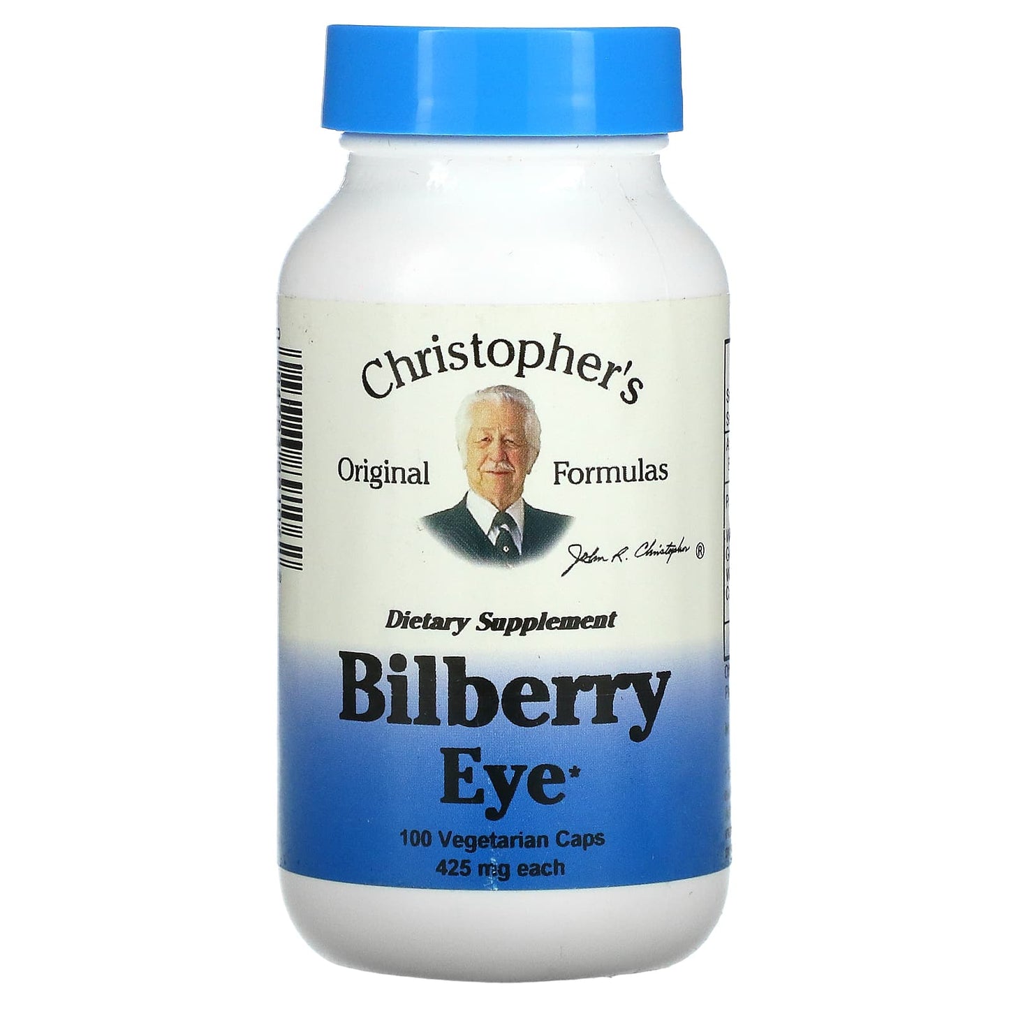 Christopher's Original Formulas-Bilberry Eye-425 mg-100 Vegetarian Caps