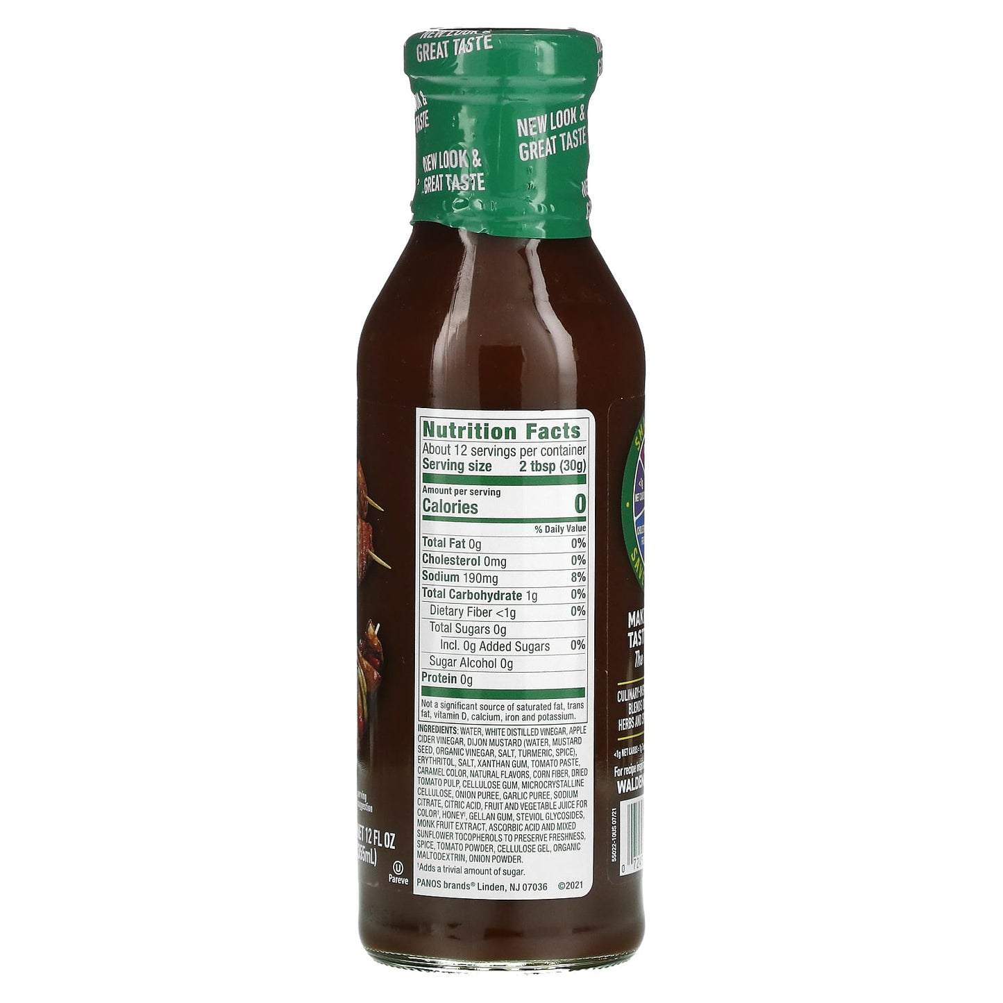 Walden Farms, Honey Barbecue Sauce, 12 fl oz (355 ml)