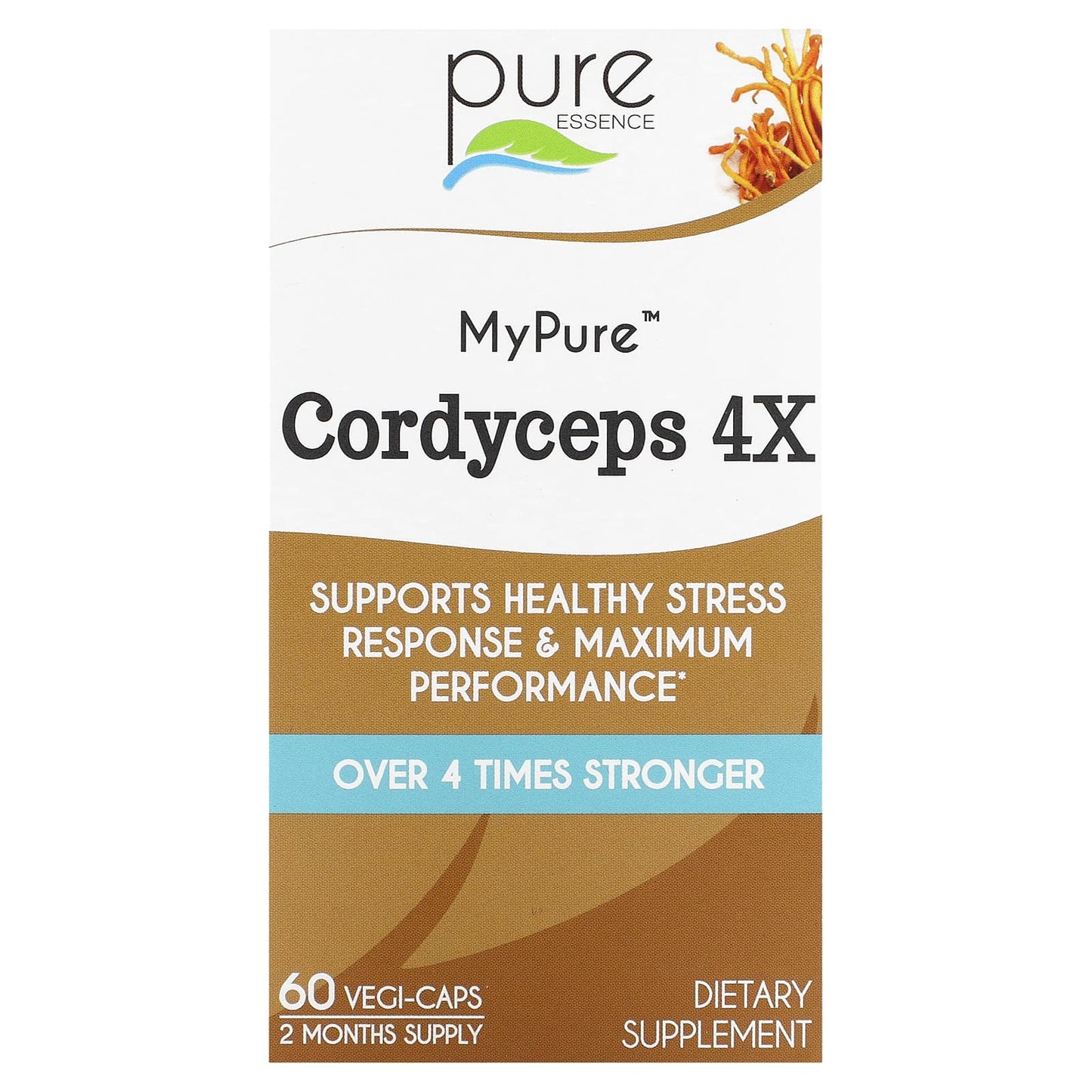 Pure Essence-MyPure-Cordyceps 4X-60 Vegi-Caps