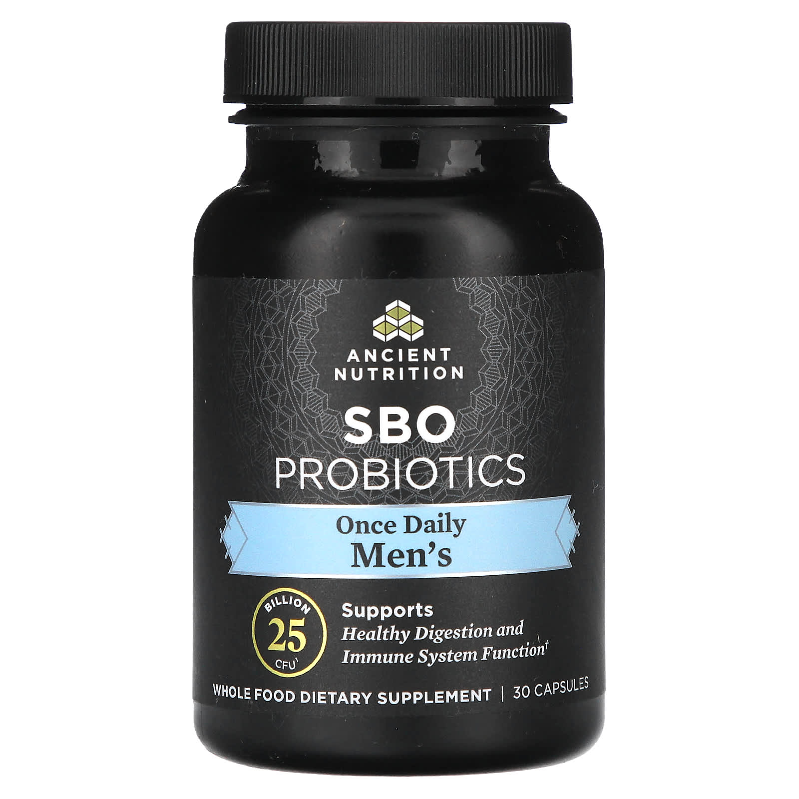 Ancient Nutrition-Men's-SBO Probiotics-25 Billion CFU-30 Capsules