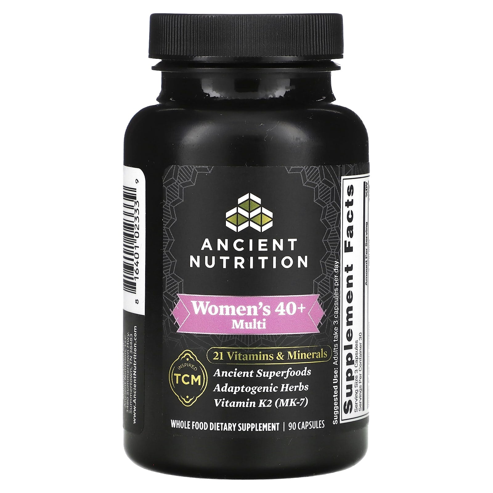 Ancient Nutrition-Women's 40+ Multi-90 Capsules