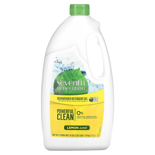 Seventh Generation-Dishwasher Detergent Gel-Lemon-42 fl oz (1.19 kg)
