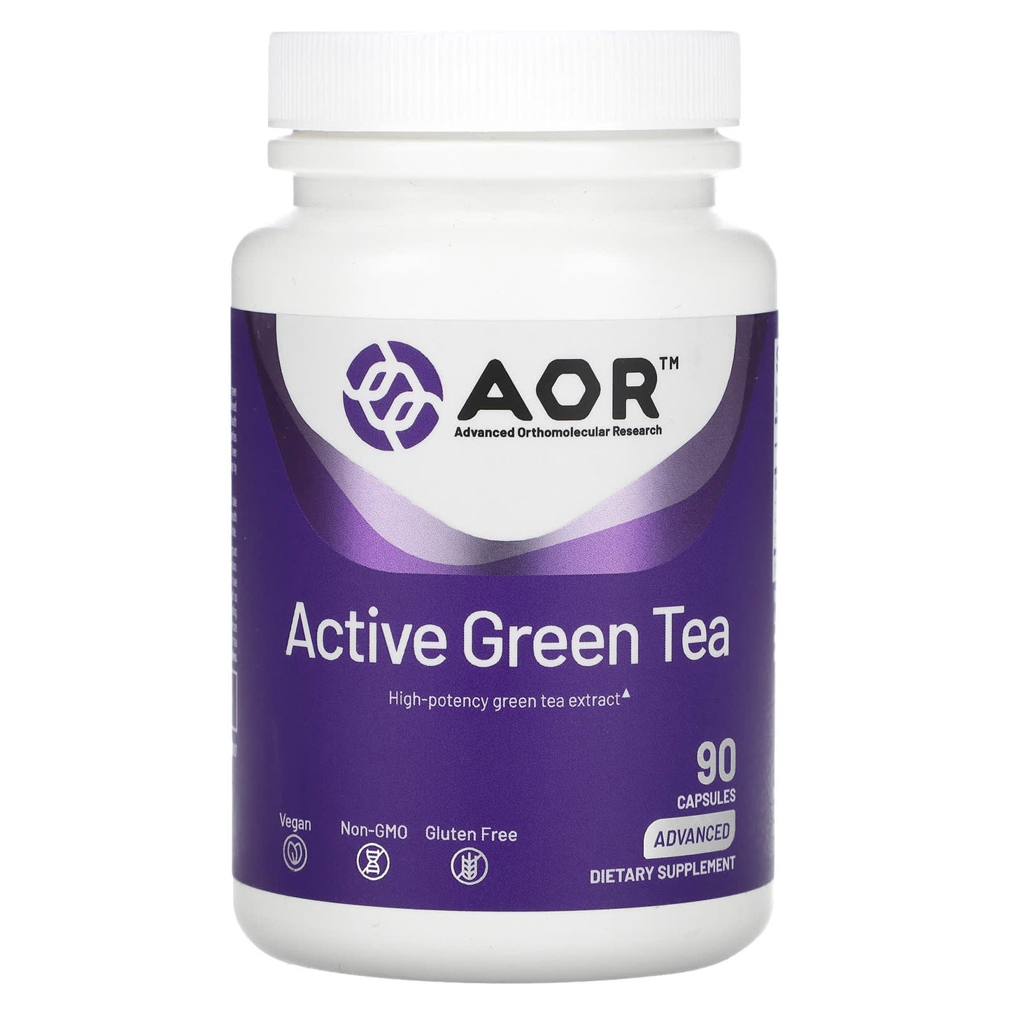 Advanced Orthomolecular Research AOR-Active Green Tea-90 Capsules