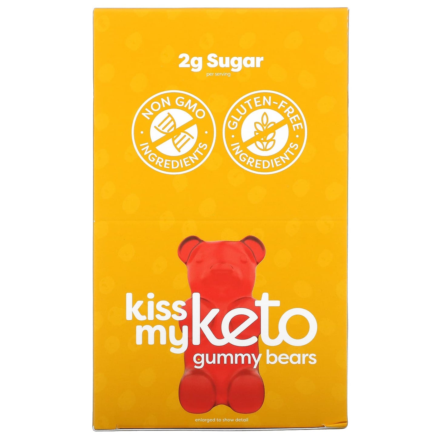 Kiss My Keto, Keto Gummy Bears, Fruity, 12 Bags, 0.79 oz (23 g) Each