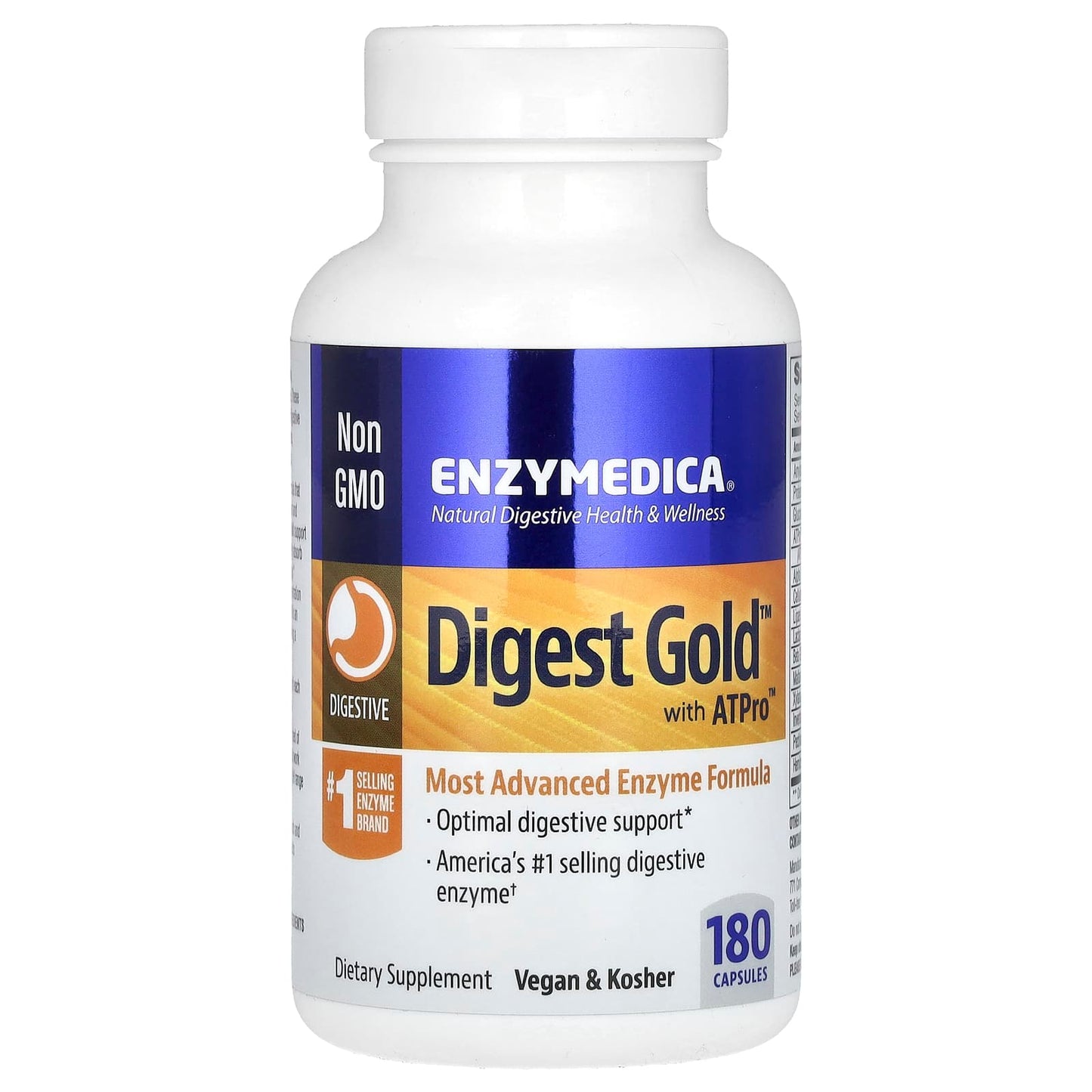 Enzymedica-Digest Gold with ATPro-180 Capsules